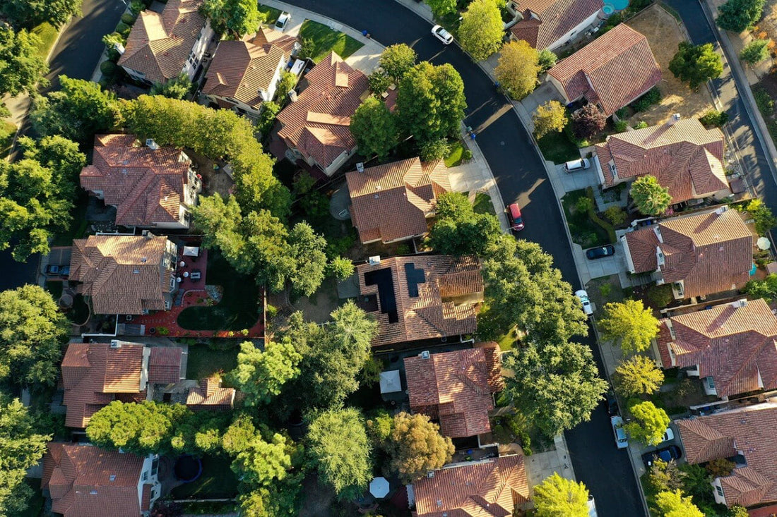 Siedlung und Urbanisierung von oben